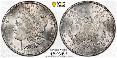 1897 $1 MS66