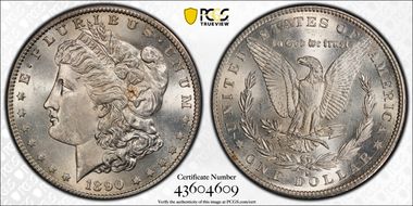 1890-S $1 MS61