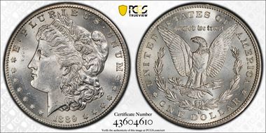 1889-S $1 MS62