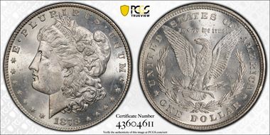 1878 8TF $1 MS63