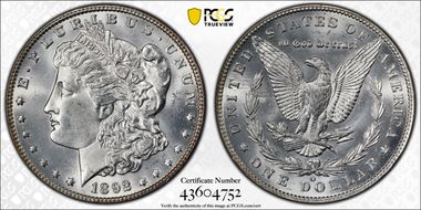 1892-O $1 MS63