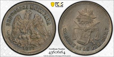 1877-Pi H 25C MS62