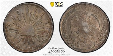 1835-Pi JS 8 R Pi10 Denomination 8Rs AU53