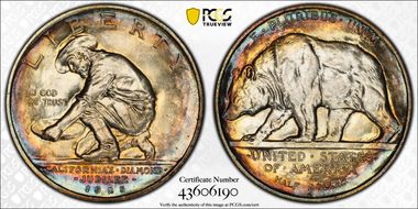 1925-S 50C California MS65