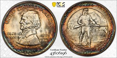 1925 50C Fort Vancouver MS66