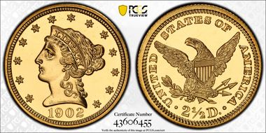 1902 $2.50 PR66