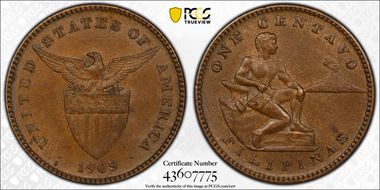 1909-S 1C MS63BN