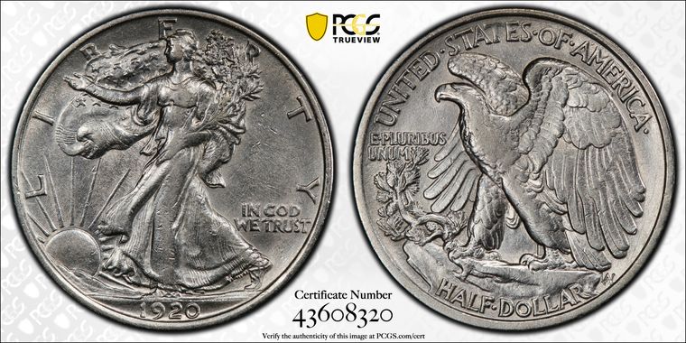 Cert 43608320 - Coin Image