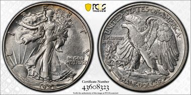 1928-S 50C AU55