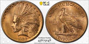 1932 $10 MS65
