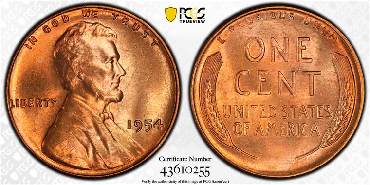 Cert 43610255 - Coin Image