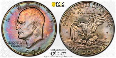 1972 $1 Type 3 MS65