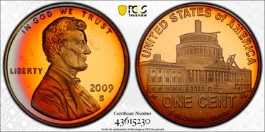 2009-S 1C Lincoln-Presidency PR68DCAM