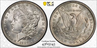 1884-O $1 MS63