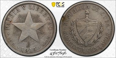 1915 40C High Relief N1
