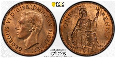 1949 1D S-4117 MS64RD