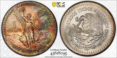 1983-Mo Onza Libertad Ag MS67