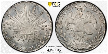 1845-Pi AM 8 R Pi22 MS64