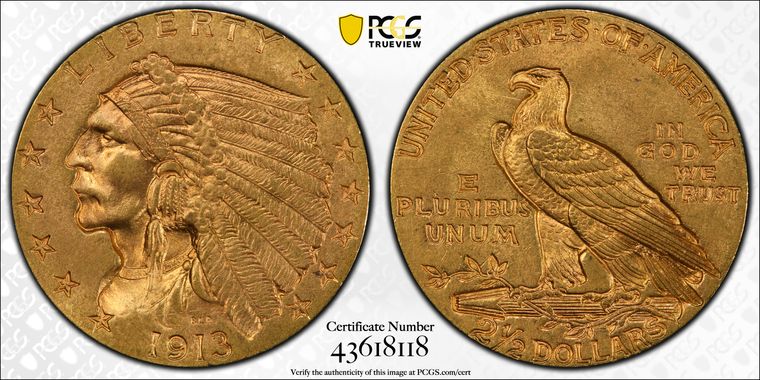 Cert 43618118 - Coin Image