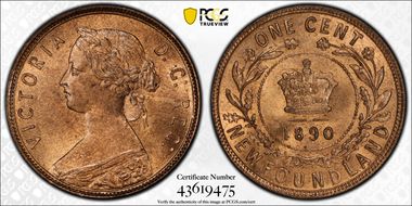 1890 1C MS64RB