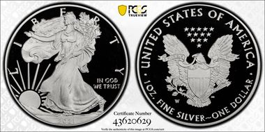 2021-W  $1 Silver Eagle - Type 1 PR70DCAM