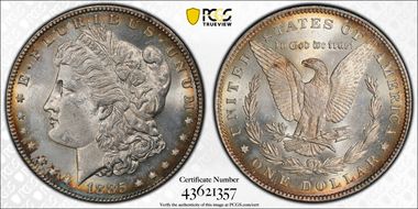 1885 $1 MS63