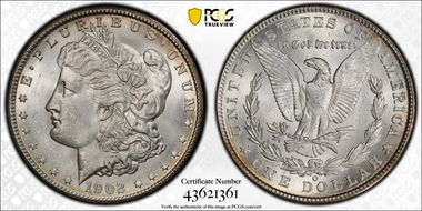 1902-O $1 MS63