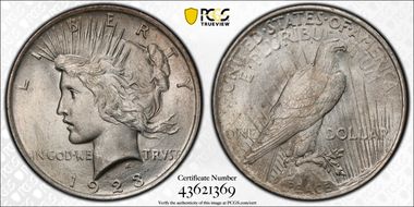 1923 $1 MS64
