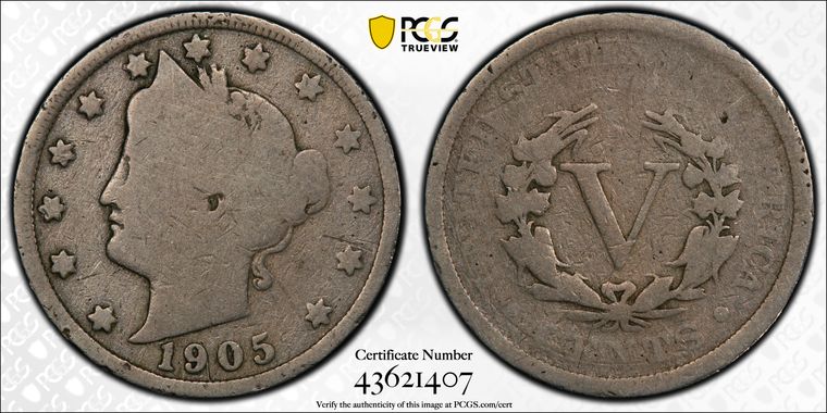 Cert 43621407 - Coin Image