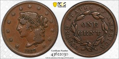 1839 1C N-11 Booby Head F15BN