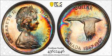 1967 S$1 PR66