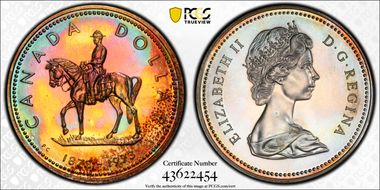 1973 S$1 R.C.M.P. Ag SP66