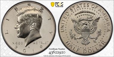 2019-S 50C Kennedy Enhanced Rev PR Set First Strike - Half Dollar Set AMF PR70