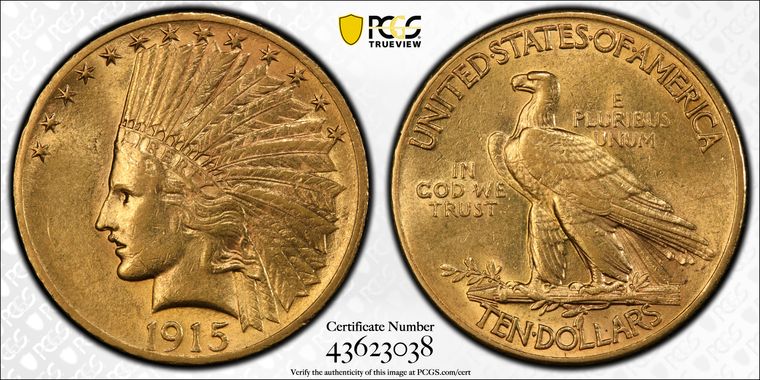 Cert 43623038 - Coin Image