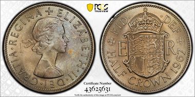 1967 1/2 Cr S-4145 MS66