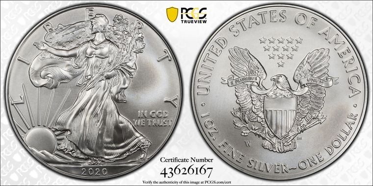 Cert 43626167 - Coin Image