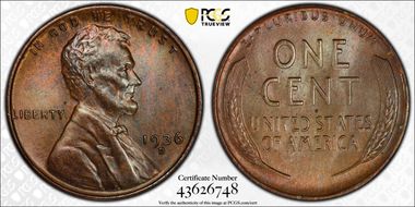 1936-D 1C MS65BN