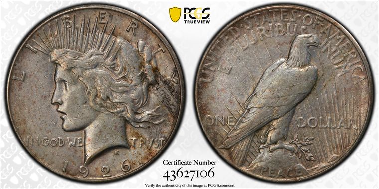 Cert 43627106 - Coin Image