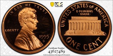 1995-S 1C PR67DCAM