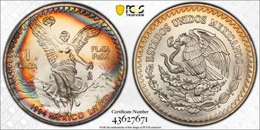 1994-Mo Onza Libertad Ag MS67