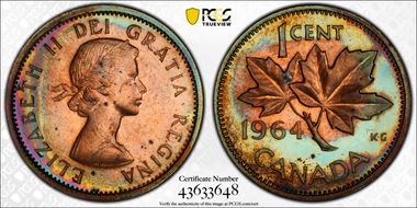 1964 1C MS64RB