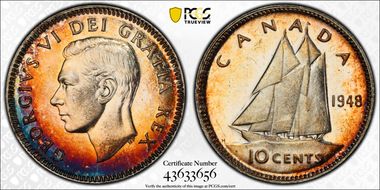 1948 10C MS65+