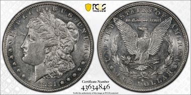 1881-O $1 AU53