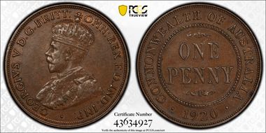 1920  1D No dots AU55BN