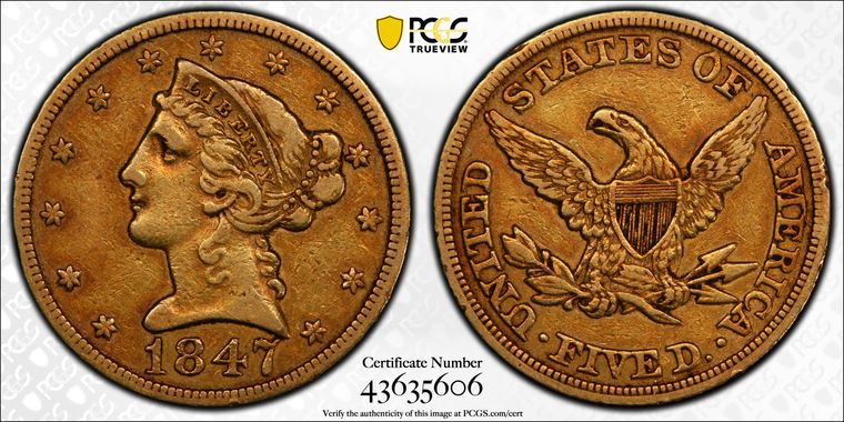 Cert 43635606 - Coin Image