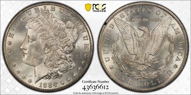 1884-CC $1 GSA Hoard MS63