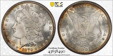 1879-S $1 MS65