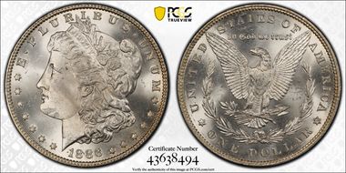 1886 $1 MS65