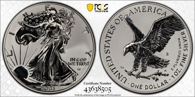 2021-S $1 Silver Eagle Rev PR - Type 2 Designer Edition - First Strike PR70