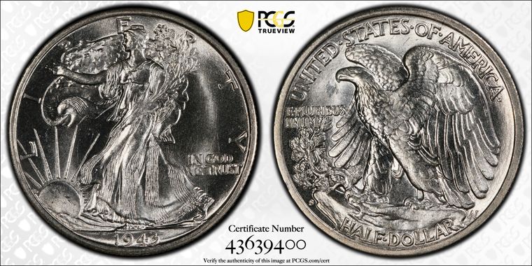 Cert 43639400 - Coin Image